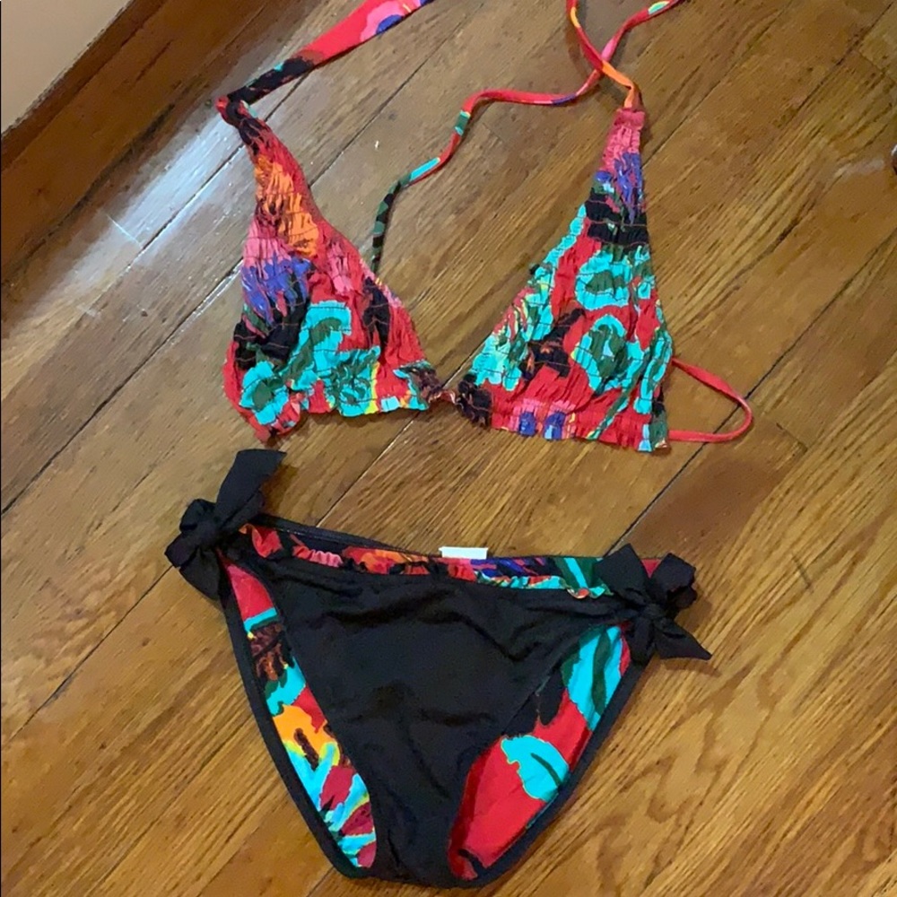 Lucky Brand / floral bikini